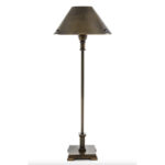 Bruxelles Table Lamp  Antique Silver without Shade