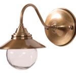 Cupid Outdoor Wall Lamp Antique Brass