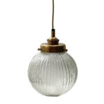 Spiral Wall Lamp Antique Brass