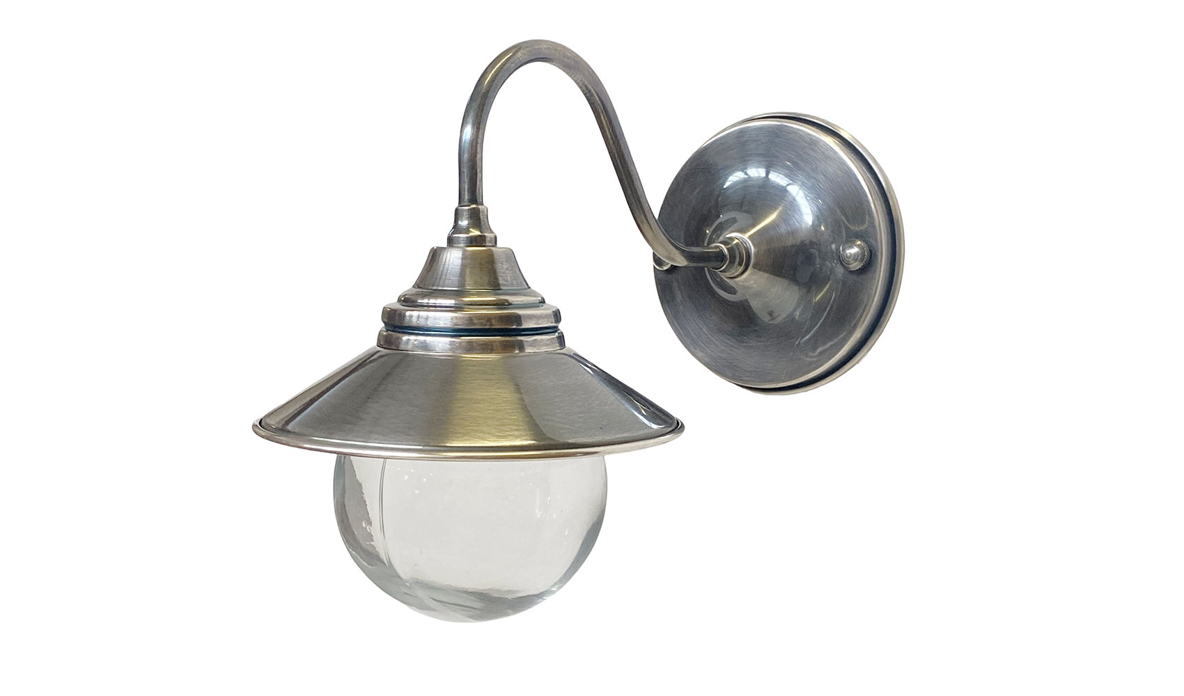 MP52179-Cupid-9 Cupid Outdoor Wall Lamp Antique Silver - Image 1