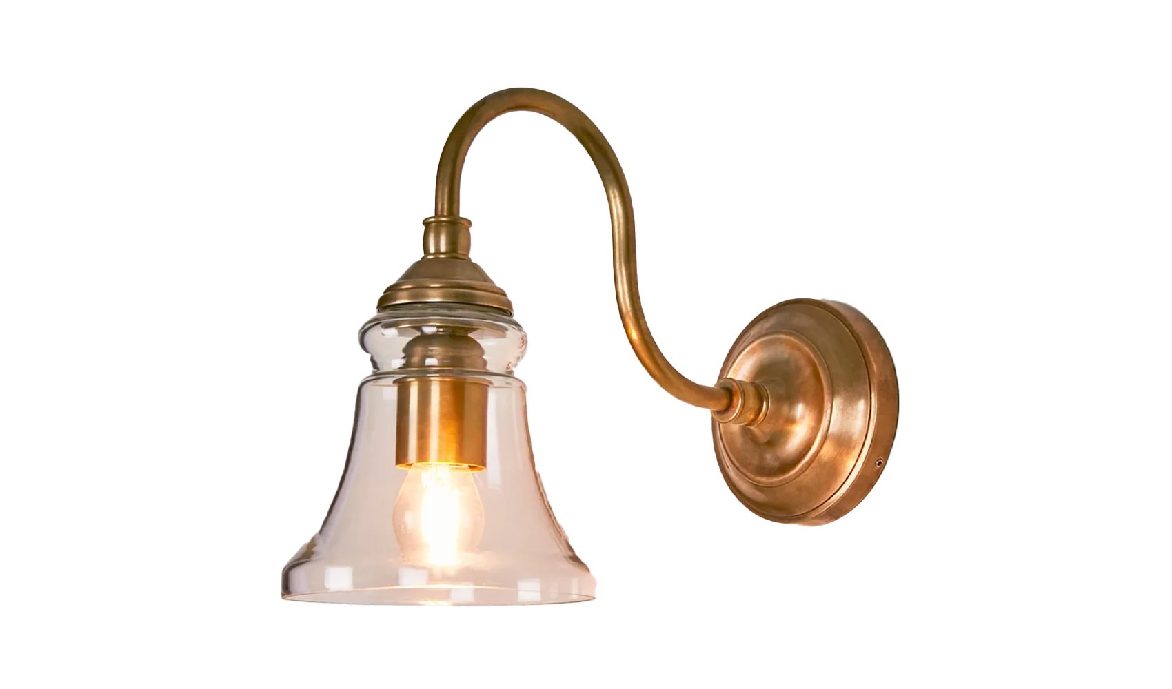 Plaza-MP31262AB-11 Plaza Wall Lamp Antique Brass - Image 1