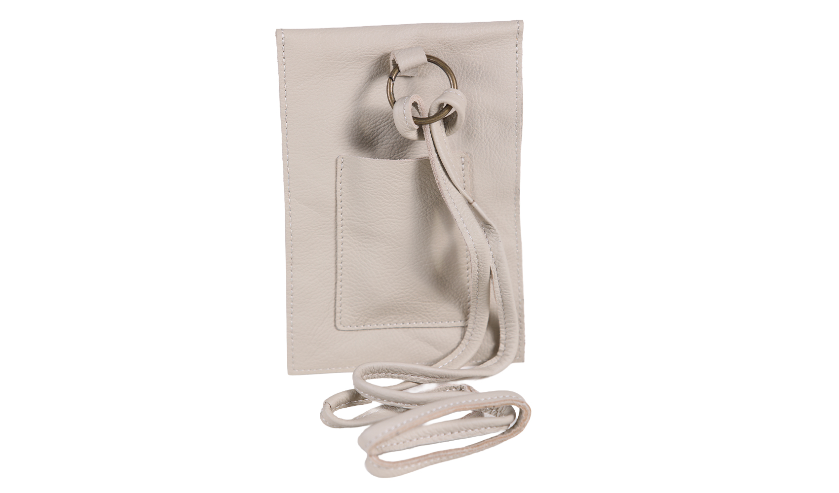 MBEMC10-13 Mobile Bag Leather Cream - Image 1