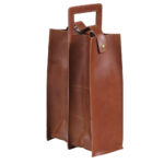 Double Wine Bottle Holder Tan