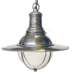 Wellington Hanging Lamp Antique Silver