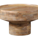 Audrey | Natural  Round Coffee Table 70x70x40