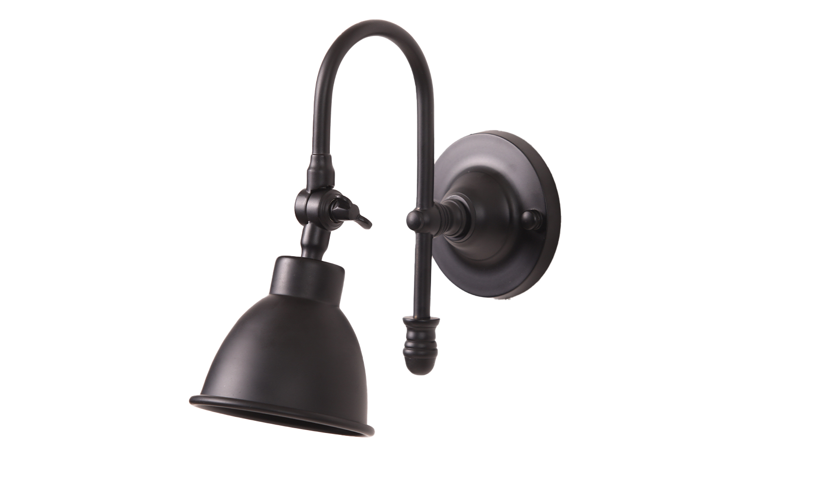 MP30172-1-9 Pasco Wall Lamp Matt Black - Image 1
