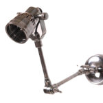 Indigo Swing Wall Lamp Antique Silver