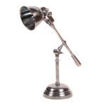 Newcastle Desk Lamp Antique Silver