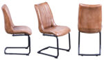 VertiStitch Leather Dining Chair 48cmx61cmx91cm (Copy) - Image 3